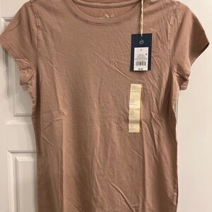 Universal Standard Light Brown Short Sleeve Tee
